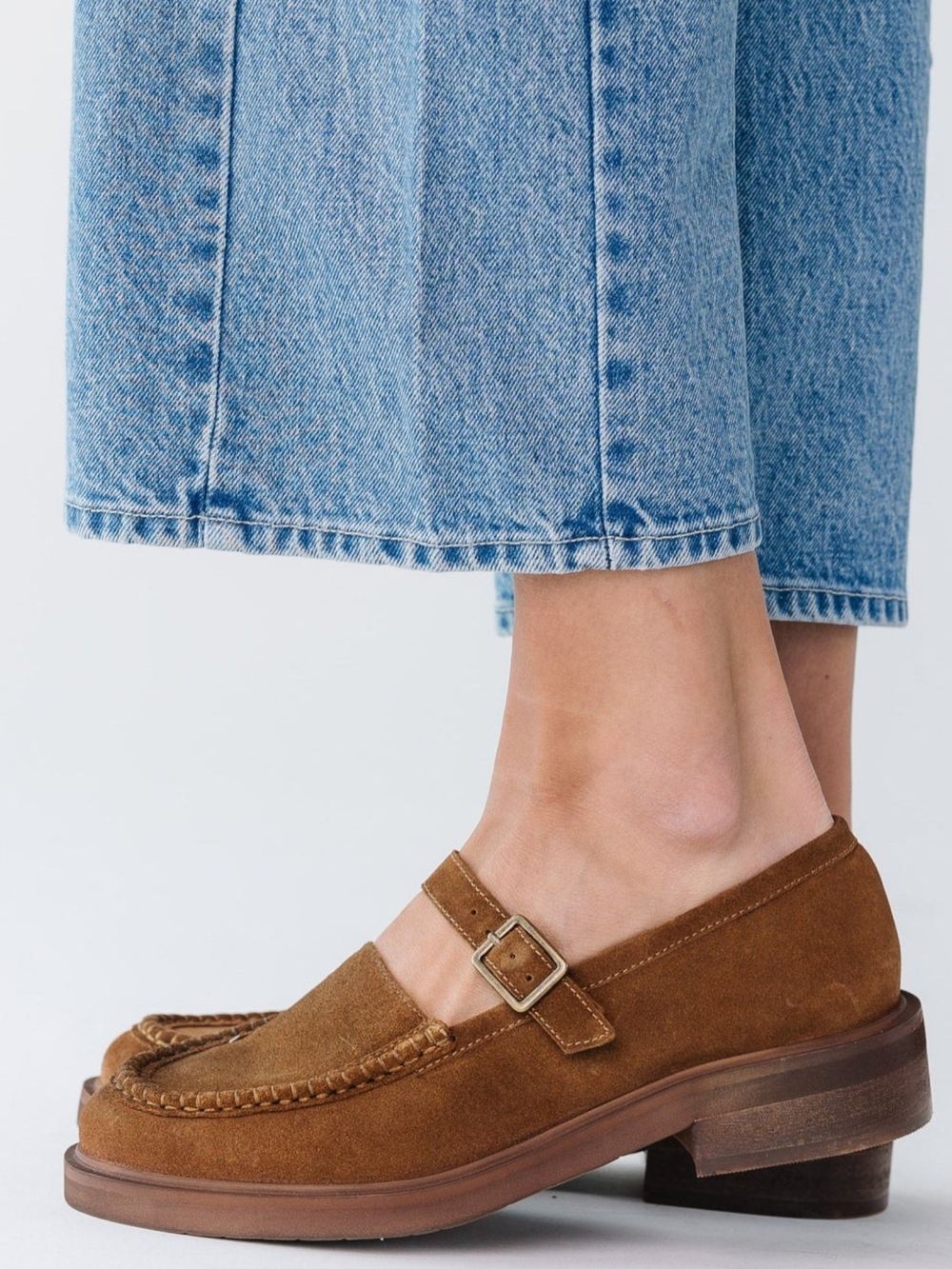 New! Seychelles Honeybunch Loafer Suede Mary Jane